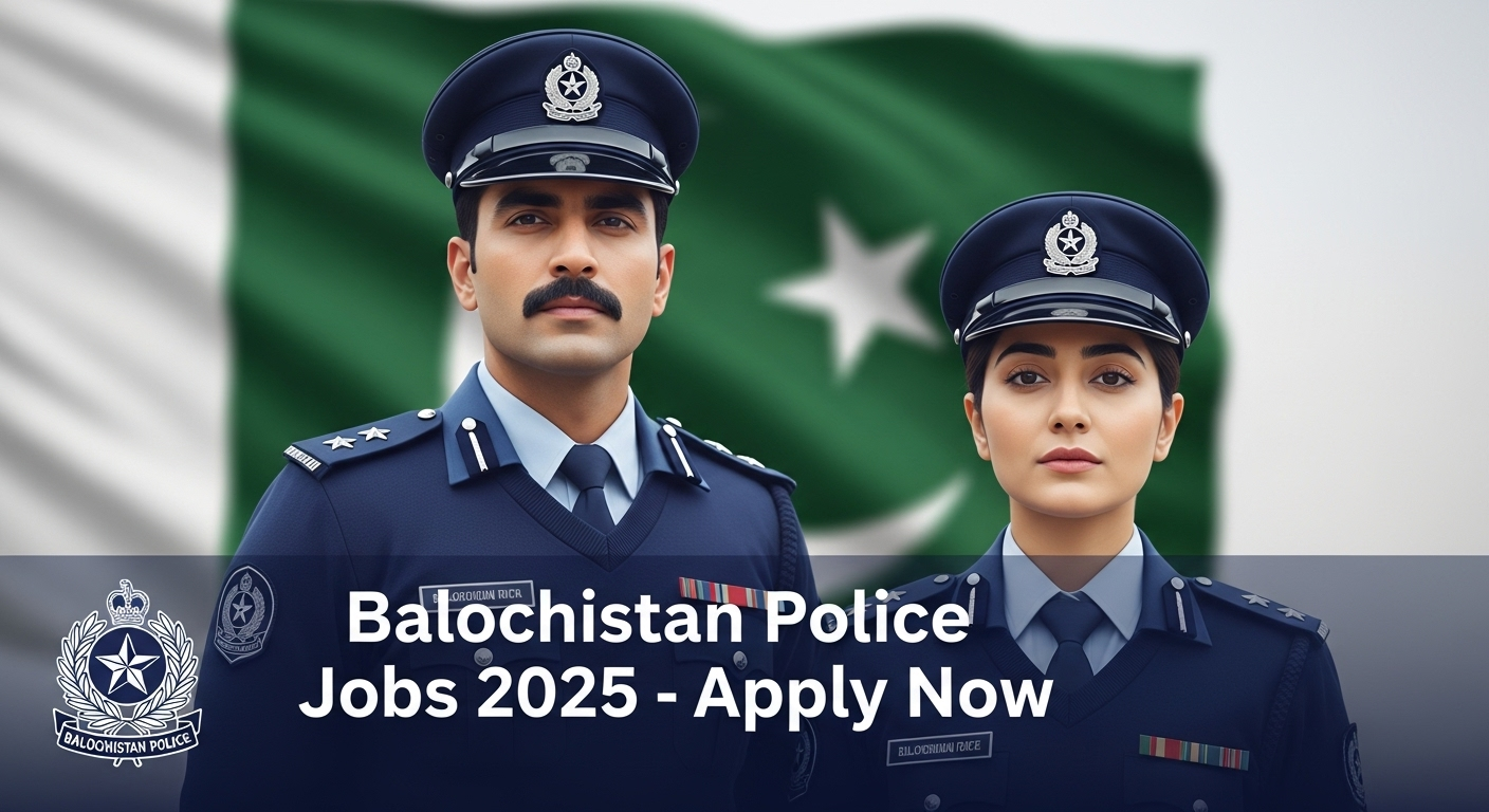 Balochistan Police Jobs 2025 Constable